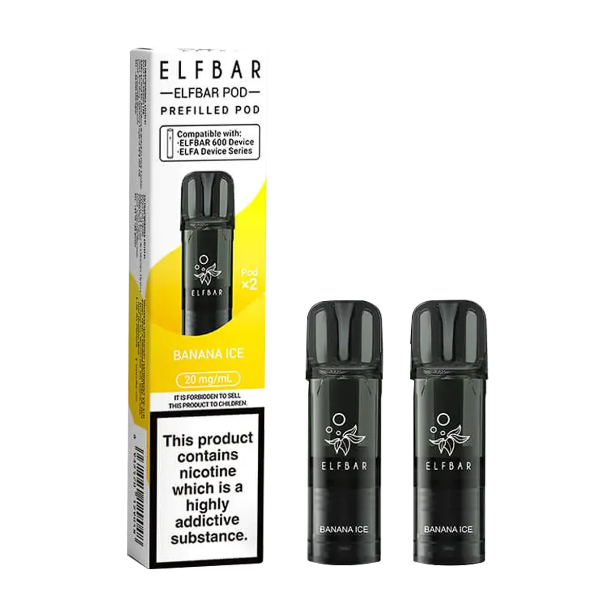 Banana Ice Elfbar 600 Pods