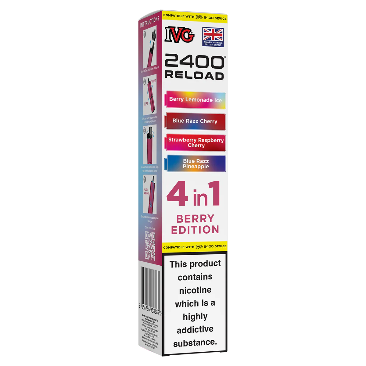 Berry Edition IVG 2400 Refill Pods
