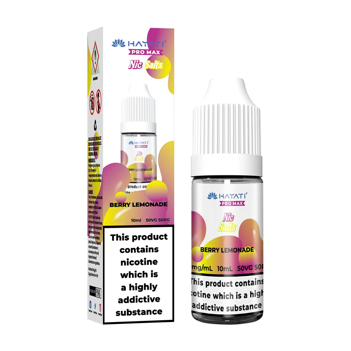Berry Lemonade Nic Salt by Hayati Pro Max 10ml