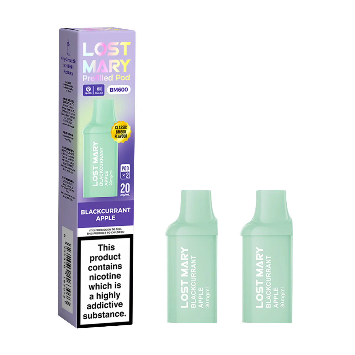Blackcurrant Apple Lost Mary BM600 Pods