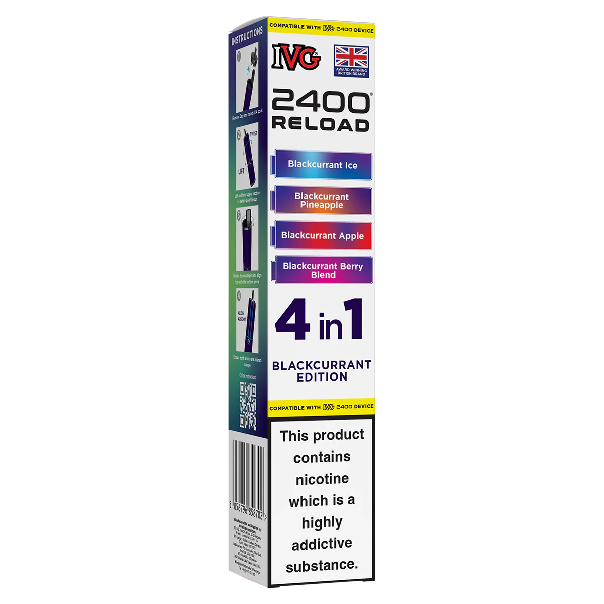 Blackcurrant Edition IVG 2400 Refill Pods