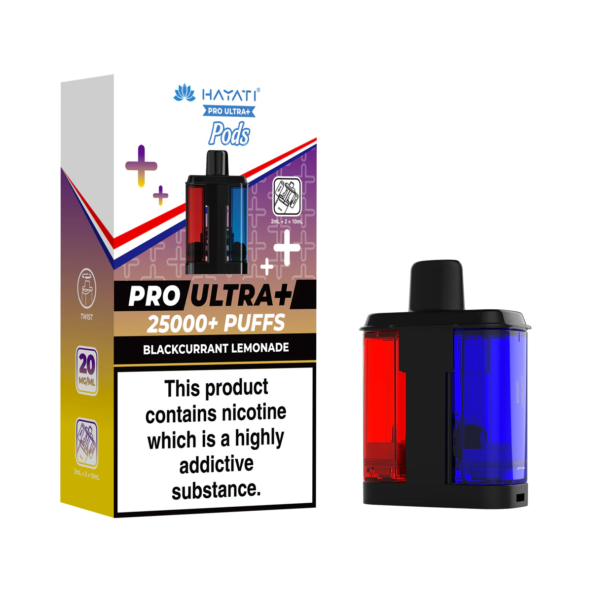 Blackcurrant Lemonade Hayati Pro Ultra Plus Refill Pack
