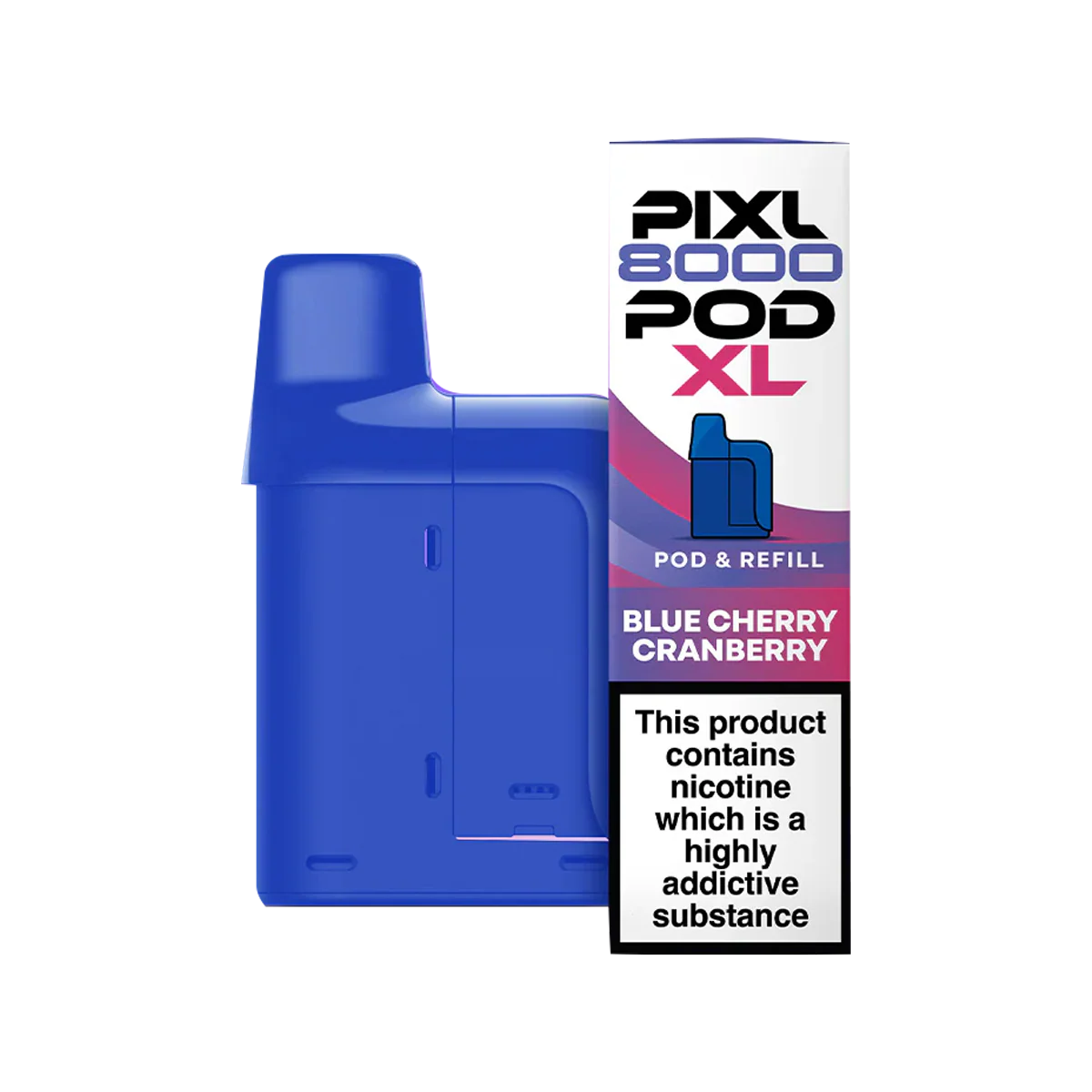 Blue Cherry Cranberry Pixl 8000 Refill Pack