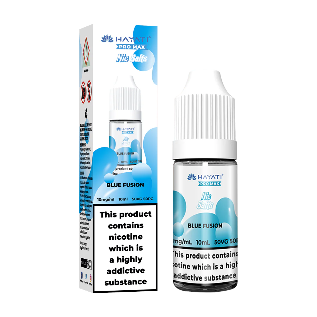 Blue Fusion Nic Salt by Hayati Pro Max 10ml