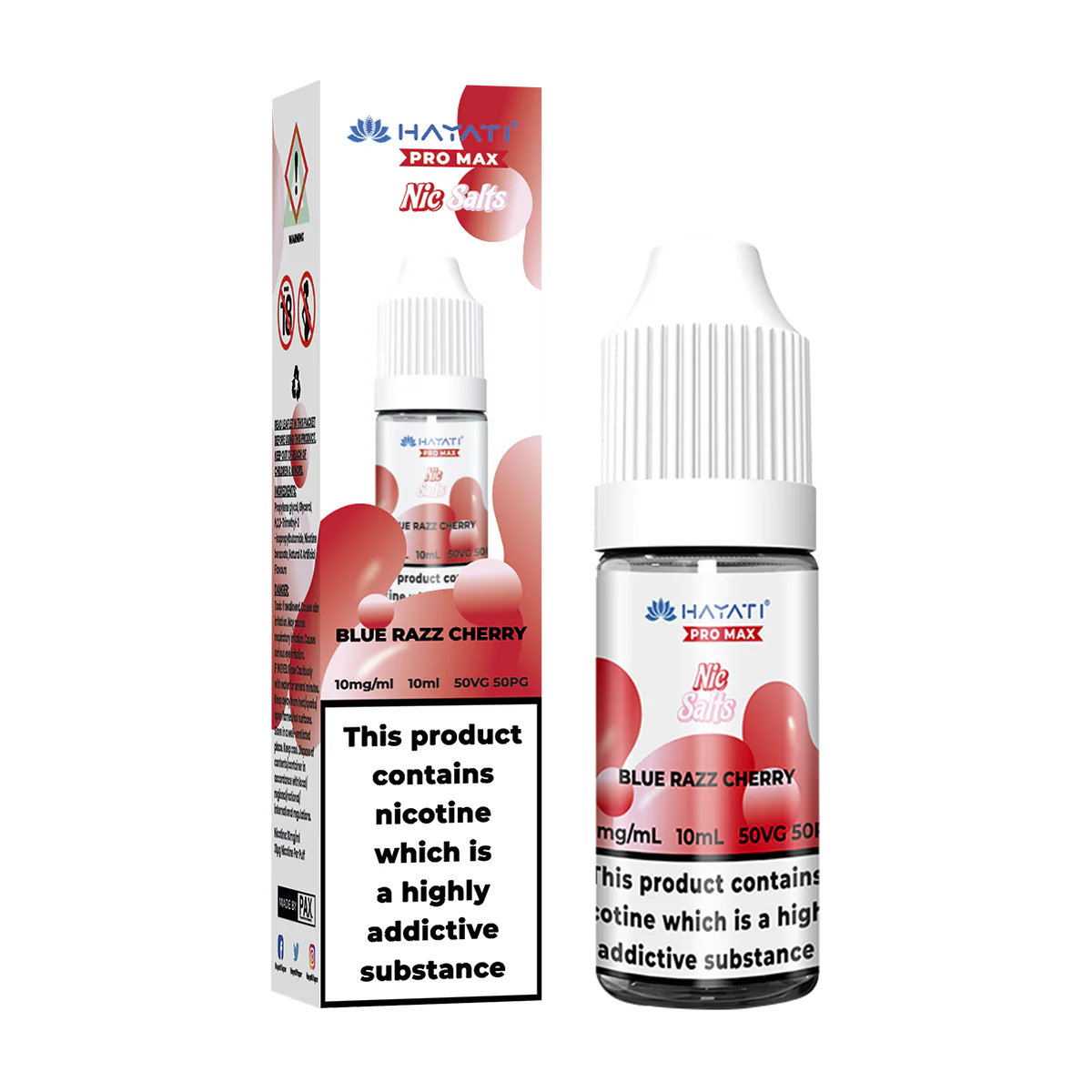 Blue Razz Cherry Nic Salt by Hayati Pro Max 10ml
