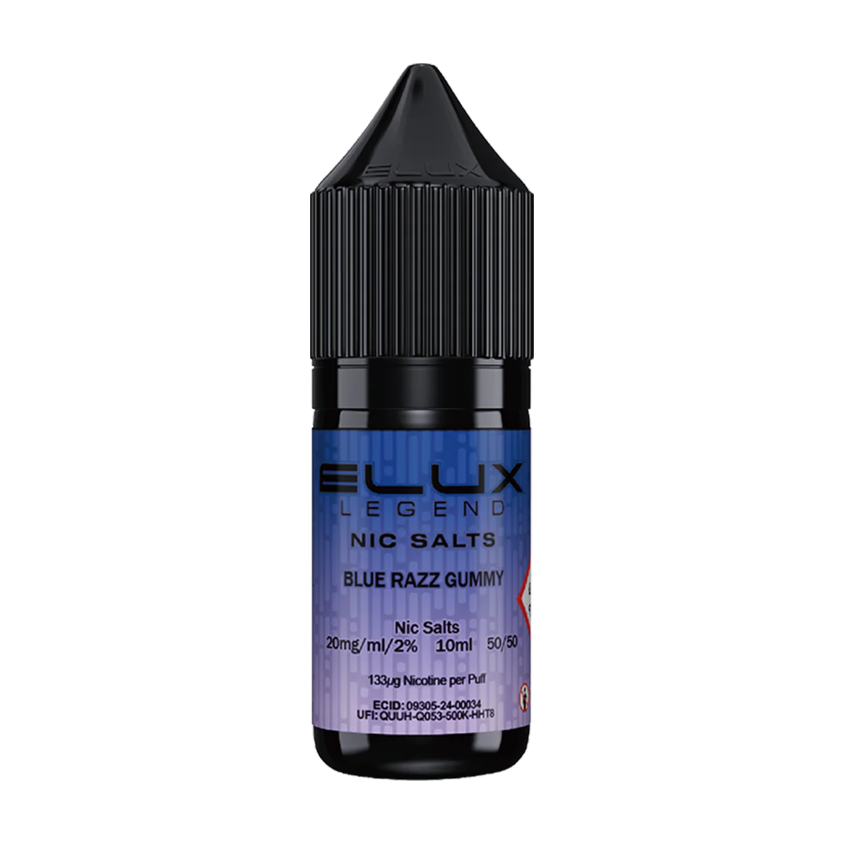Blue Razz Gummy Nic Salt by Elux 10ml