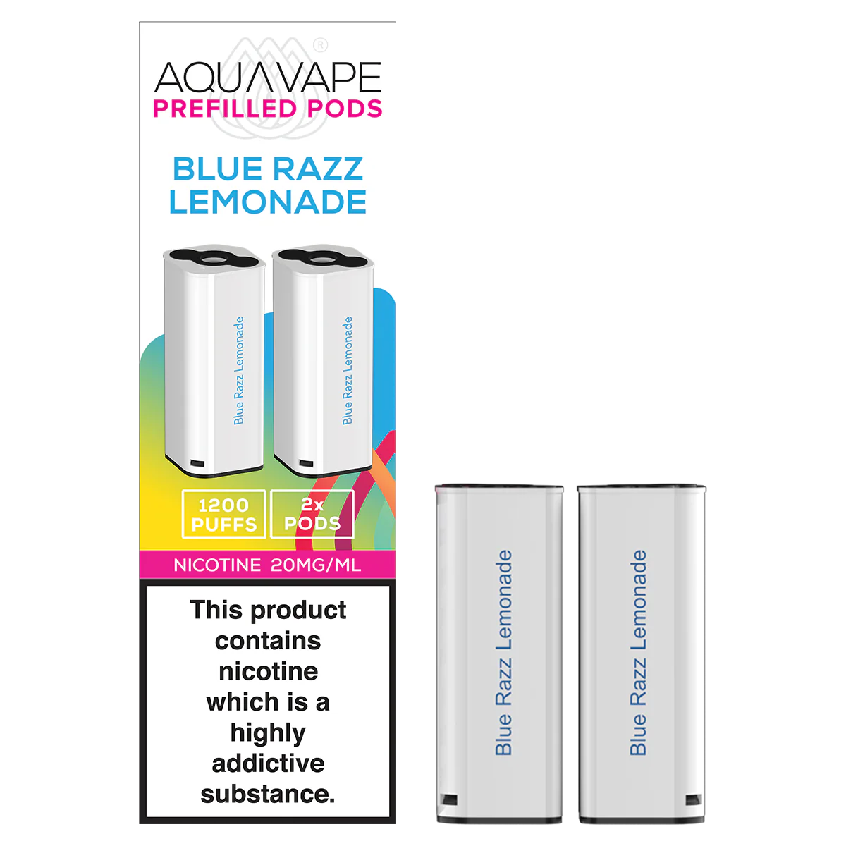 Blue Razz Lemonade Aquavape 2in1 Pods