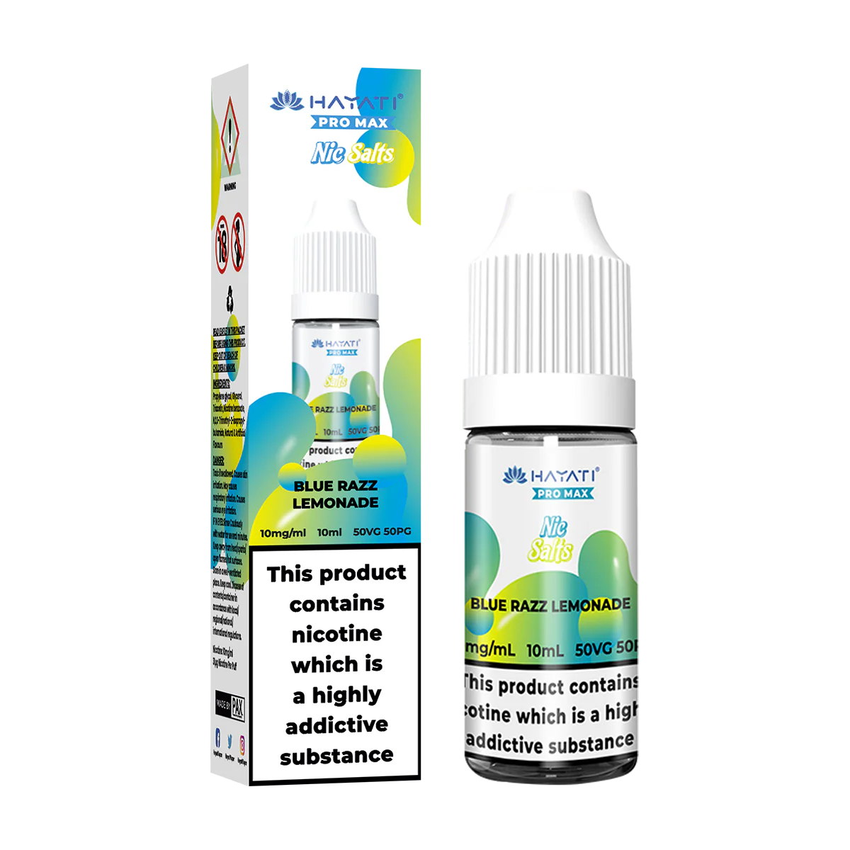 Blue Razz Lemonade Nic Salt by Hayati Pro Max 10ml