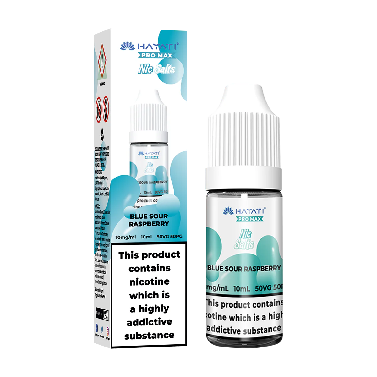 Blue Sour Raspberry Nic Salt by Hayati Pro Max 10ml