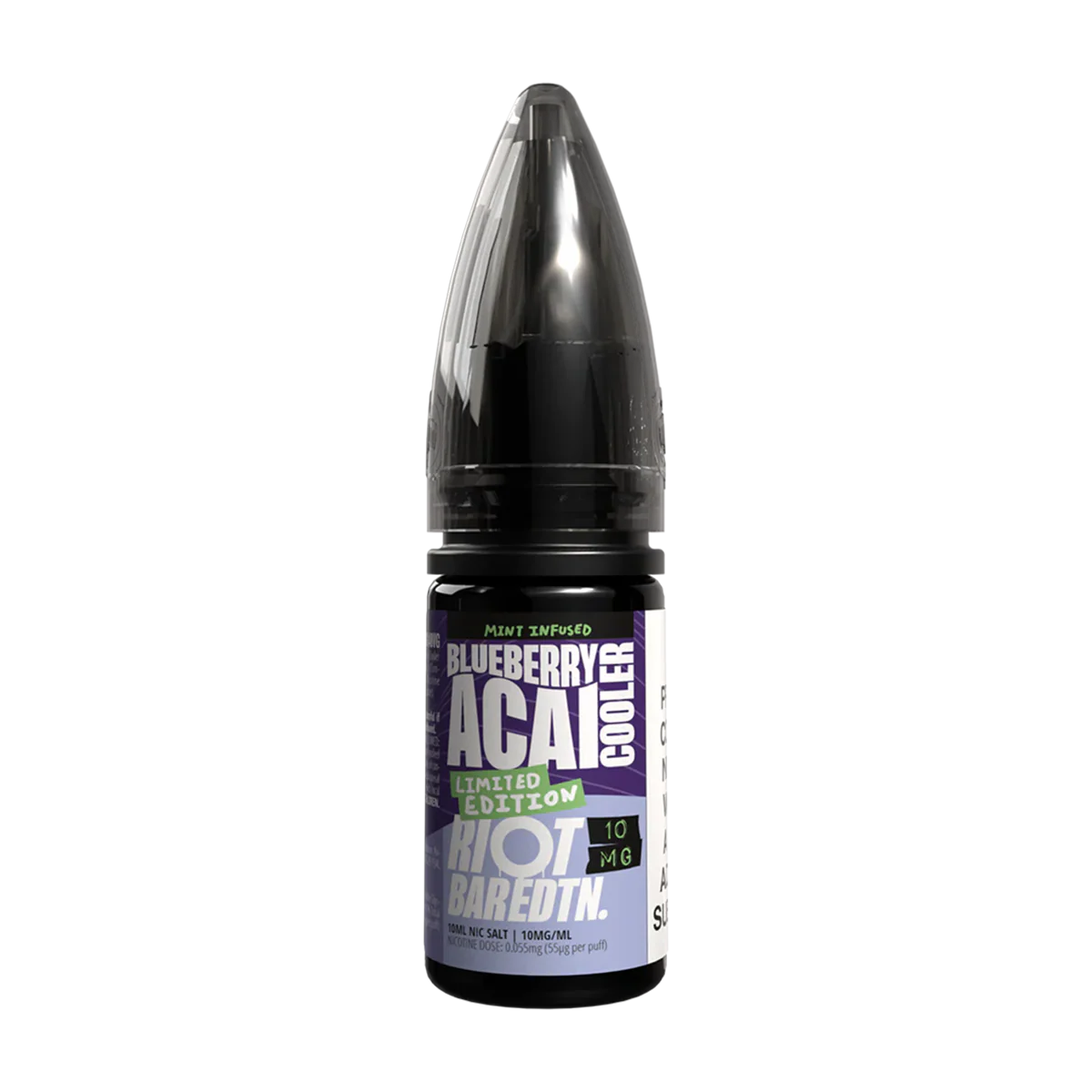 Blueberry Acai Cooler Riot Bar EDTN Nic Salt 10ml