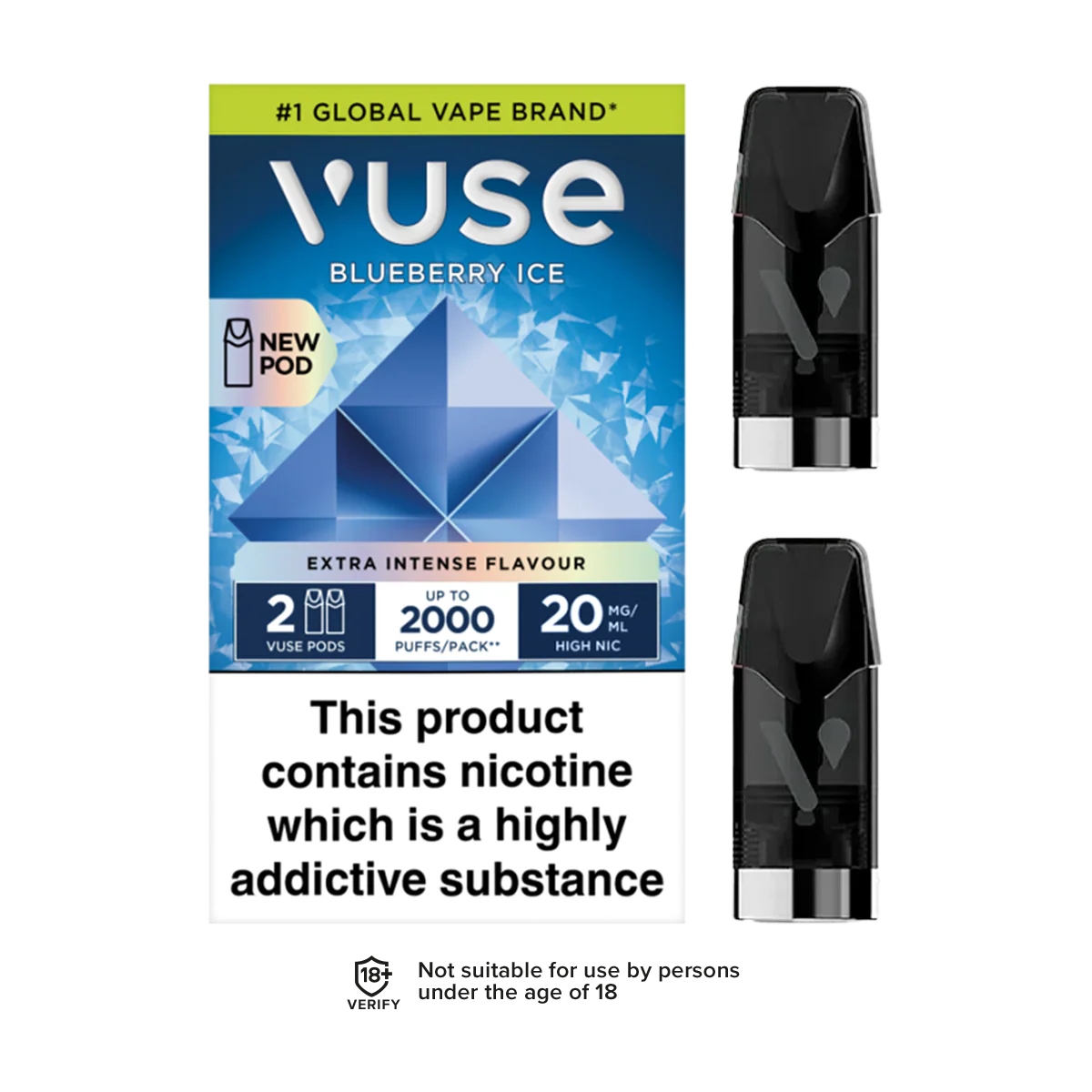 Blueberry Ice Vuse Pro Pods