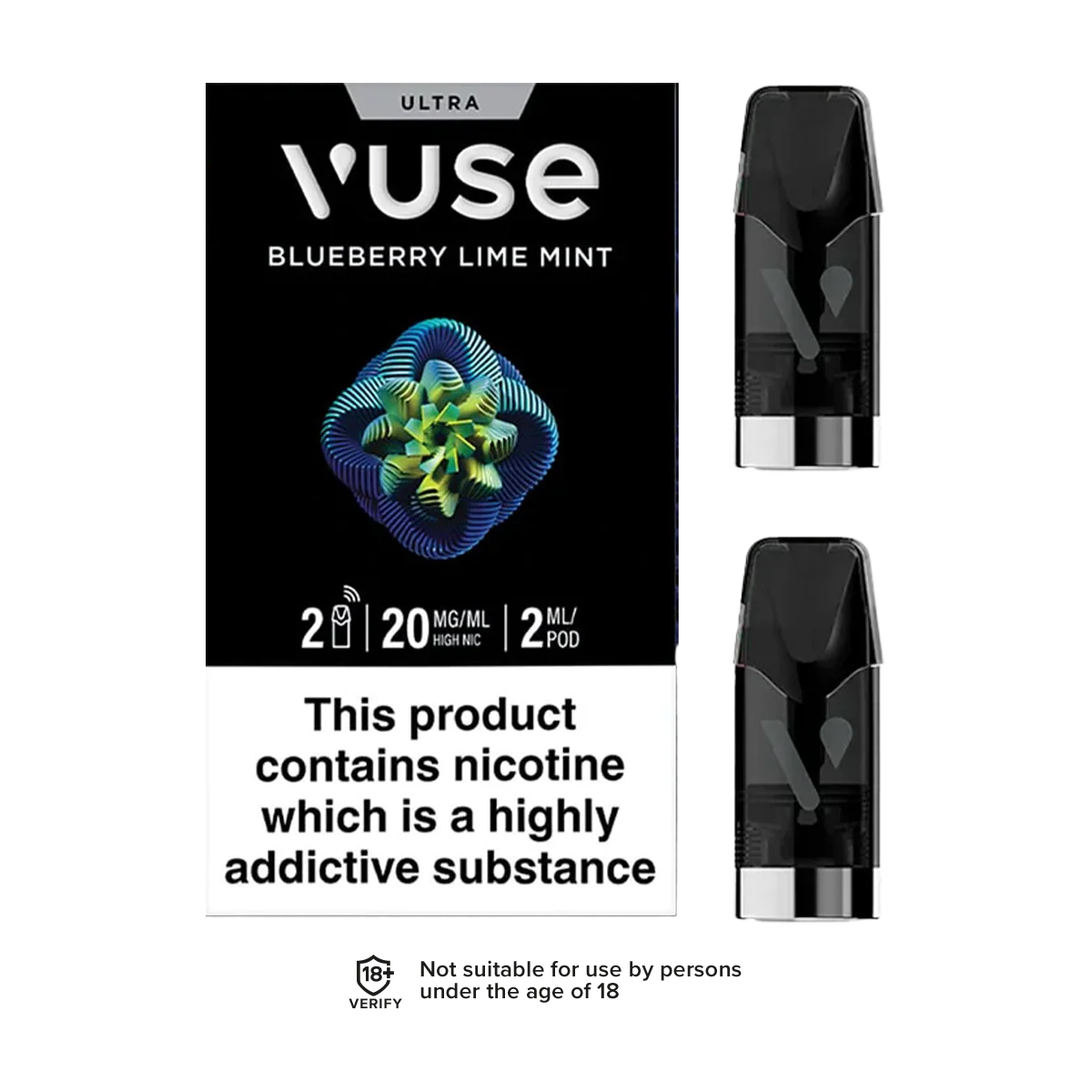 Blueberry Lime Mint Vuse Ultra Smart Pod