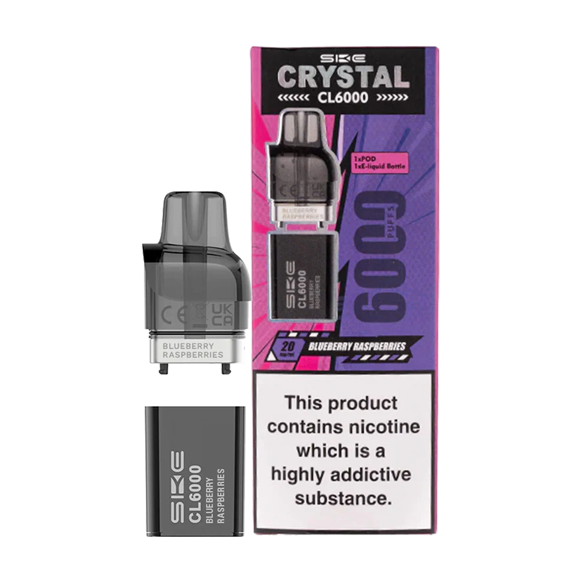 Blueberry Raspberries SKE Crystal CL6000 Pods
