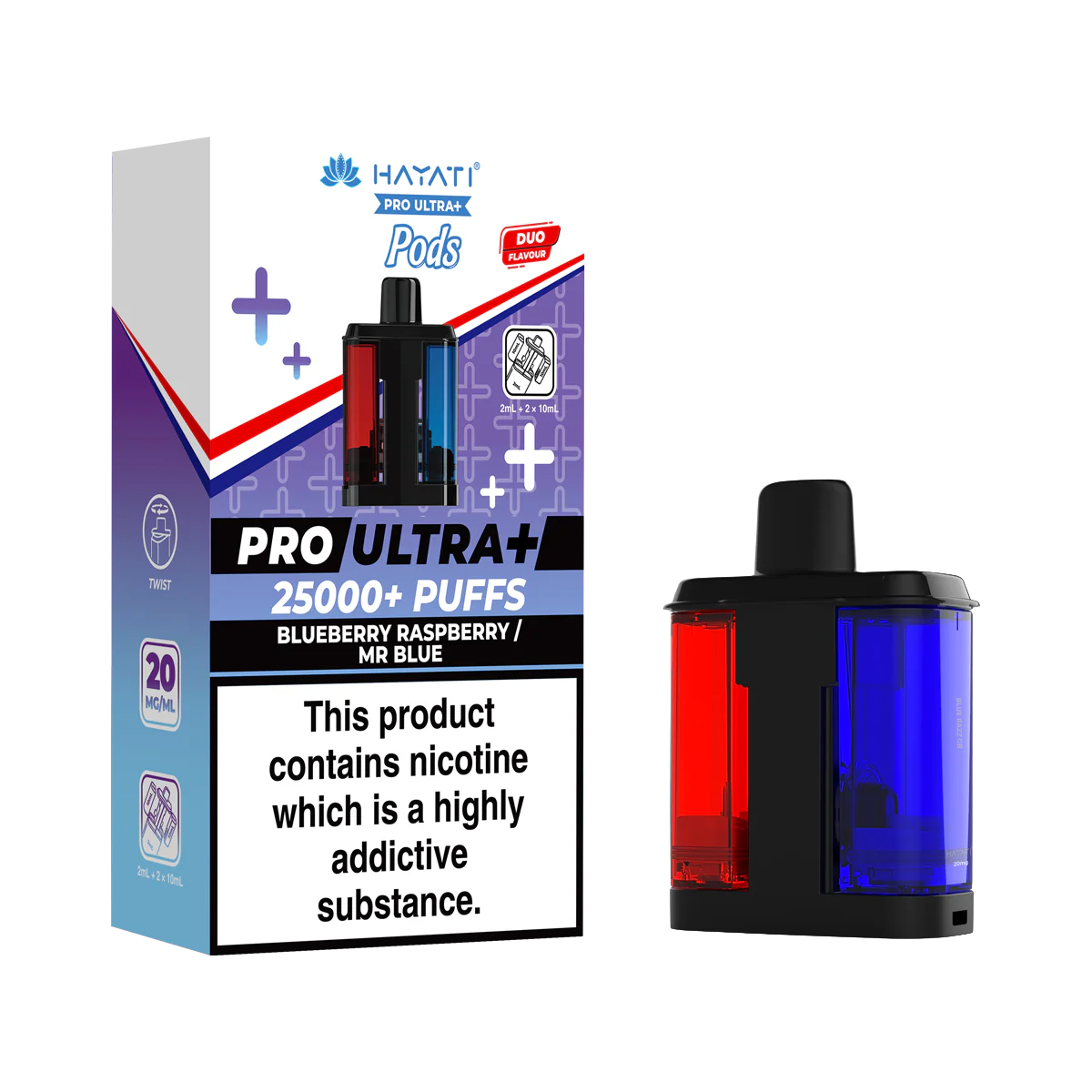 Blueberry Raspberry / Mr Blue Hayati Pro Ultra Plus Refill Pack