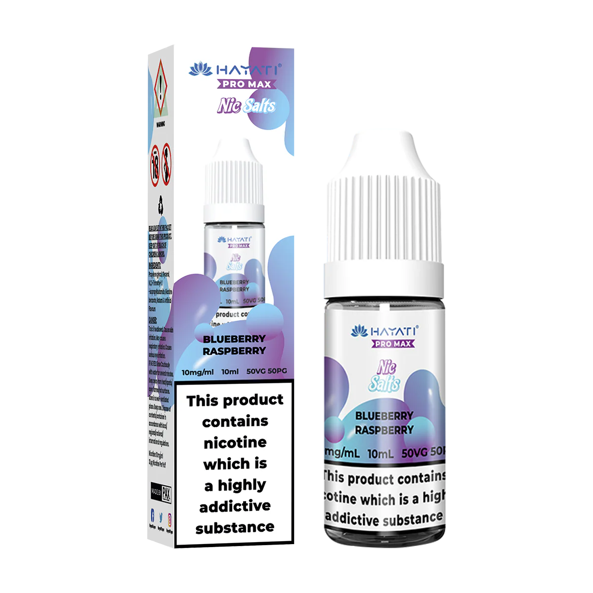 Blueberry Raspberry Nic Salt by Hayati Pro Max 10ml