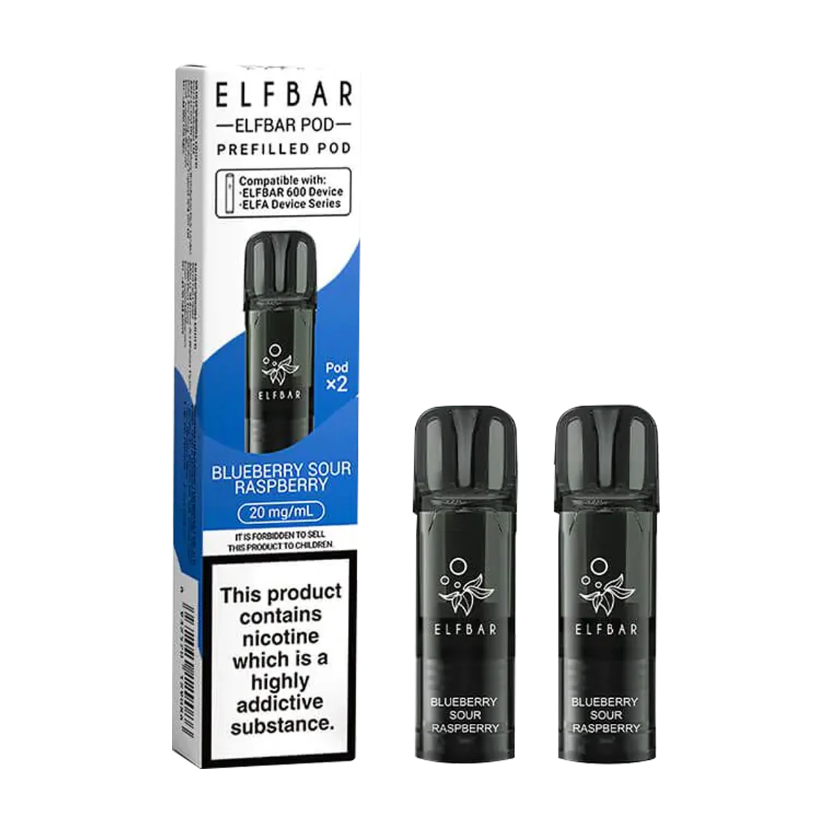 Blueberry Sour Raspberry Elfbar 600 Pods