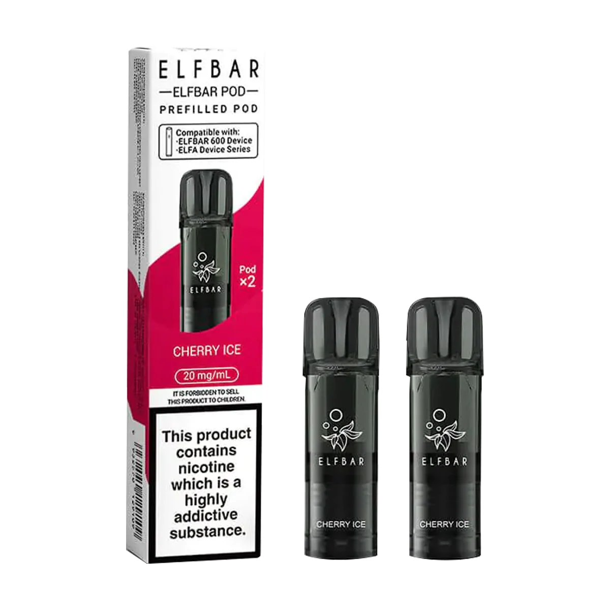 Cherry Ice Elfbar 600 Pods