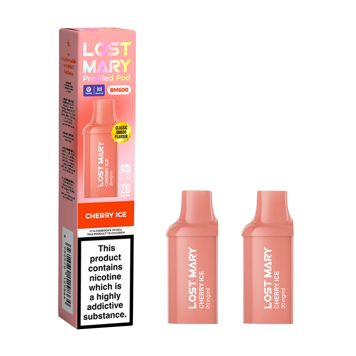 Cherry Ice Lost Mary BM600 Pods