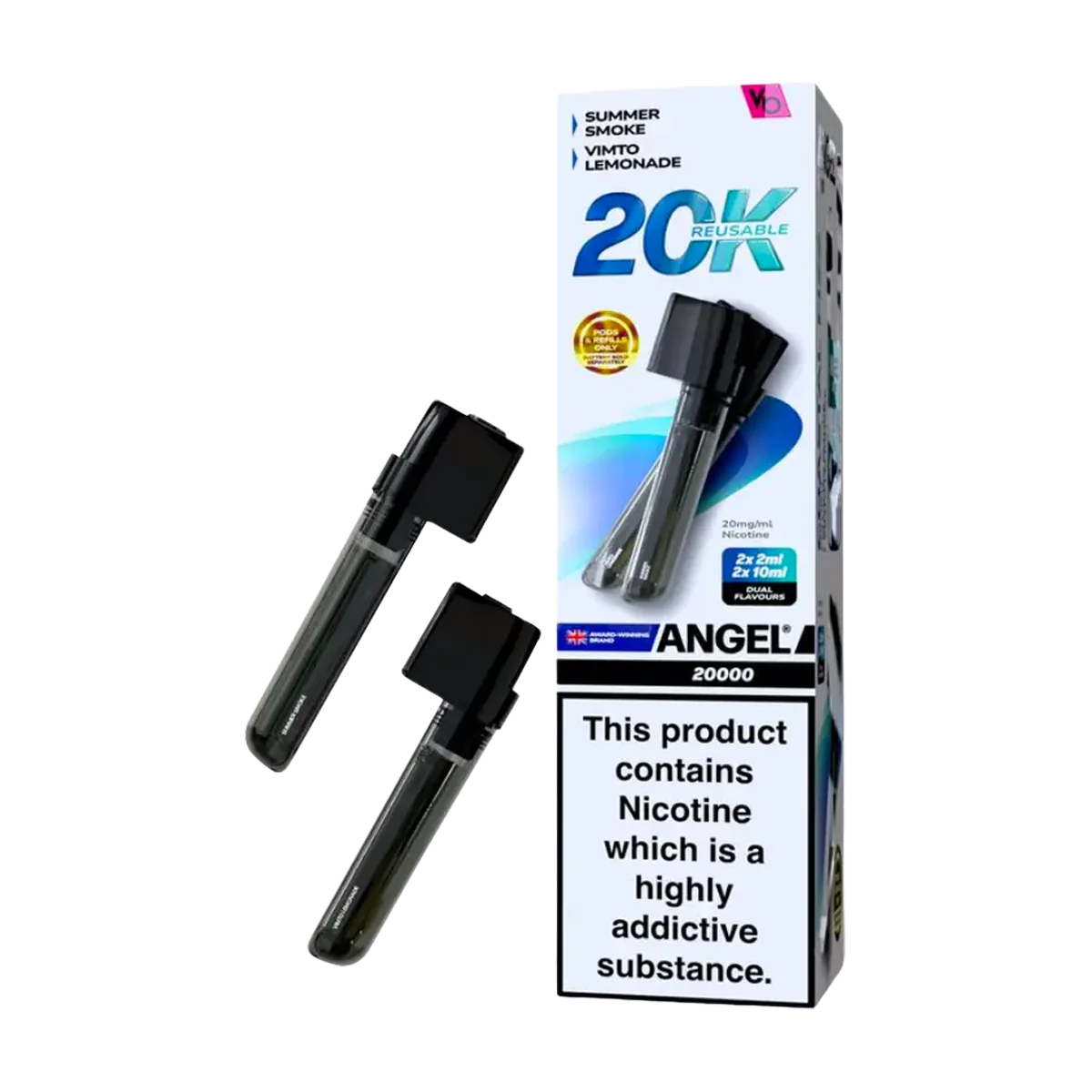 Coastal Fizz Edition Vapes Bars Angel 20k Refill Pack