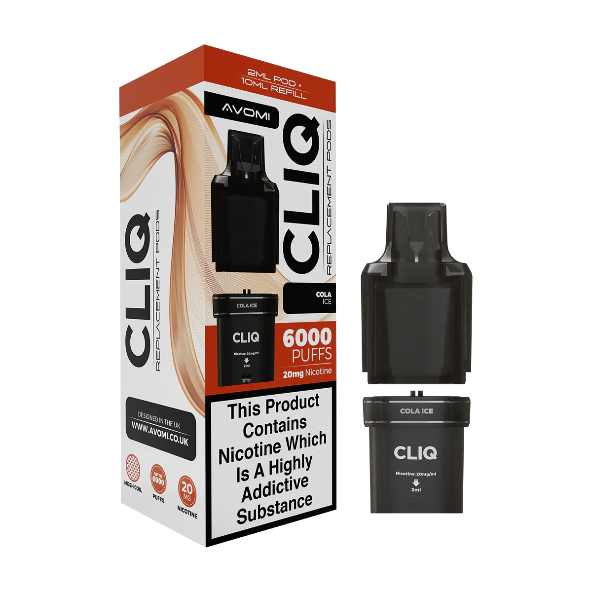 Cola Ice Avomi Cliq 6000 Refill Pack
