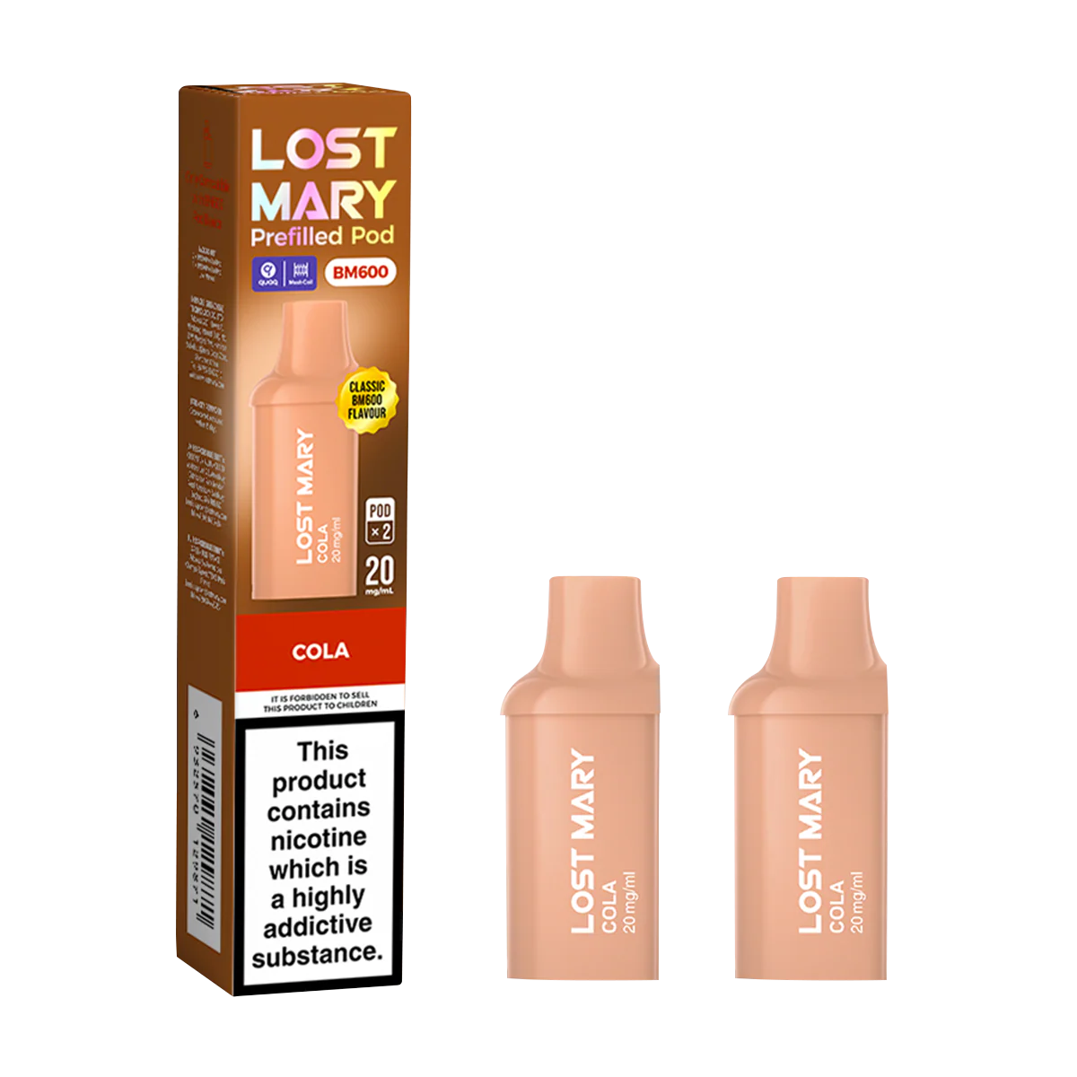 Cola Lost Mary BM600 Pods