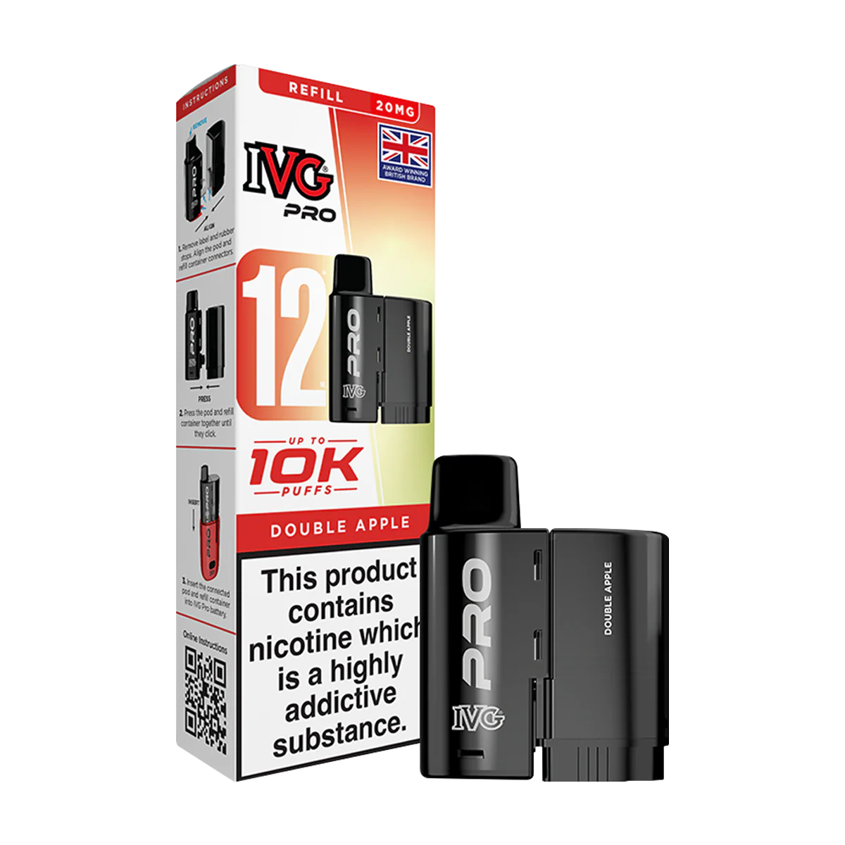 Double Apple IVG Pro 12 Refill Pack