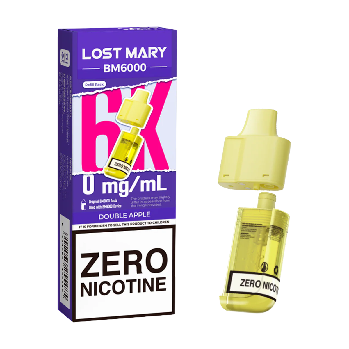 Double Apple Lost Mary BM6000 Refill Pack - Image 3