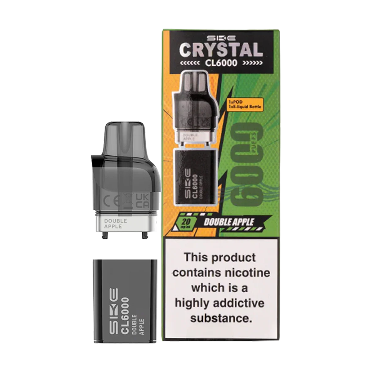 Double Apple SKE Crystal CL6000 Pods