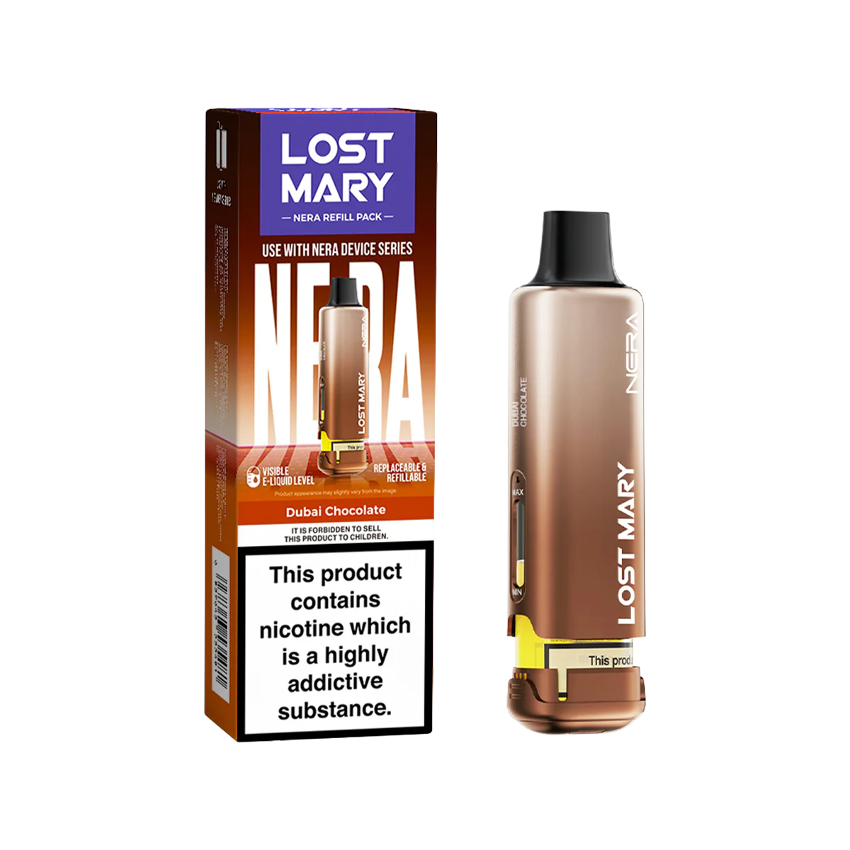 Dubai Chocolate Lost Mary NERA15K Refill Pack
