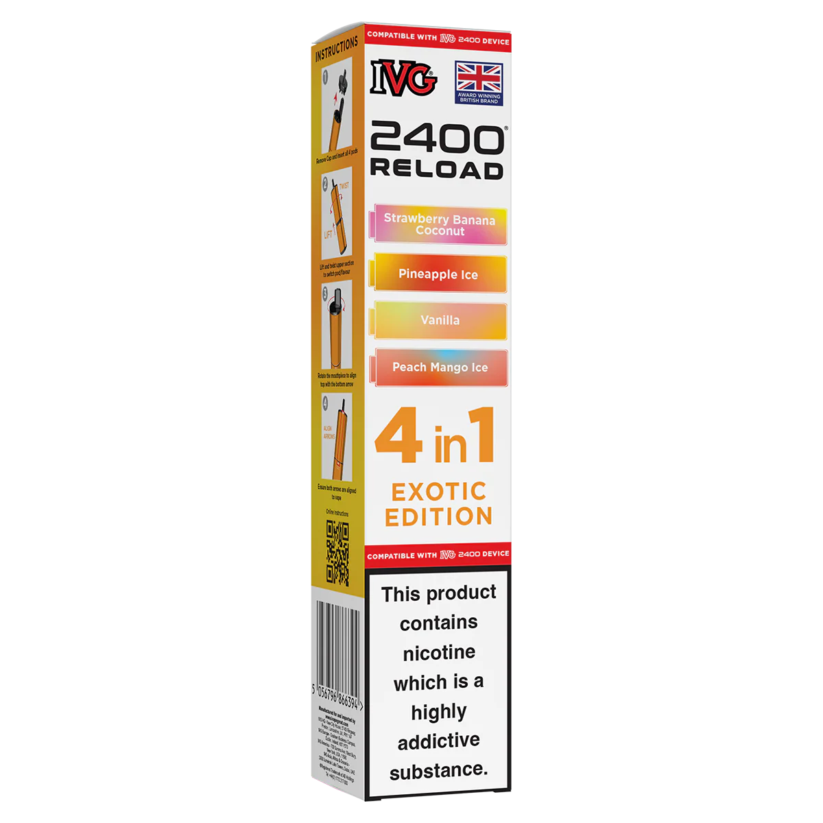 Exotic Edition IVG 2400 Refill Pods