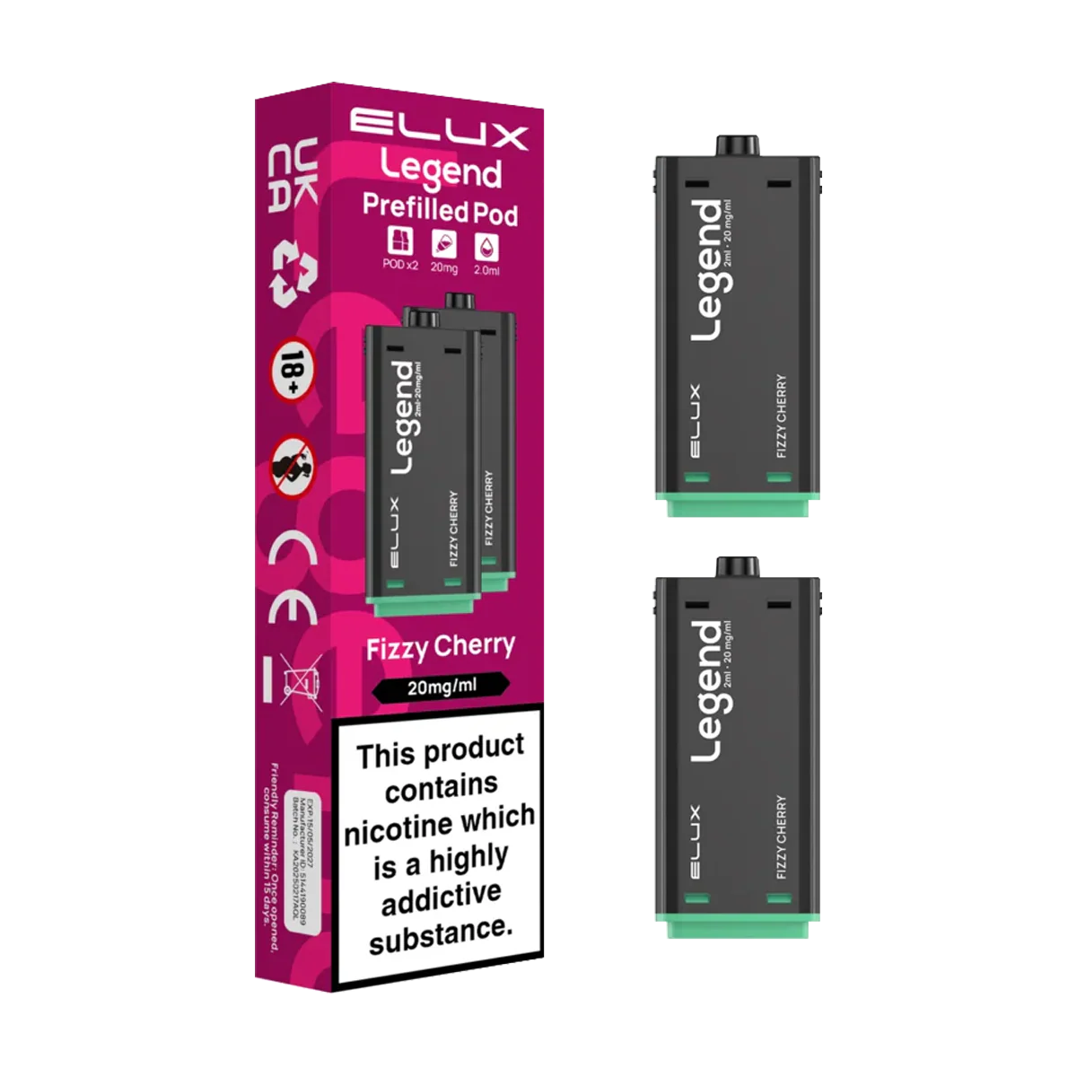 Fizzy Cherry Elux Legend 1500 Pods