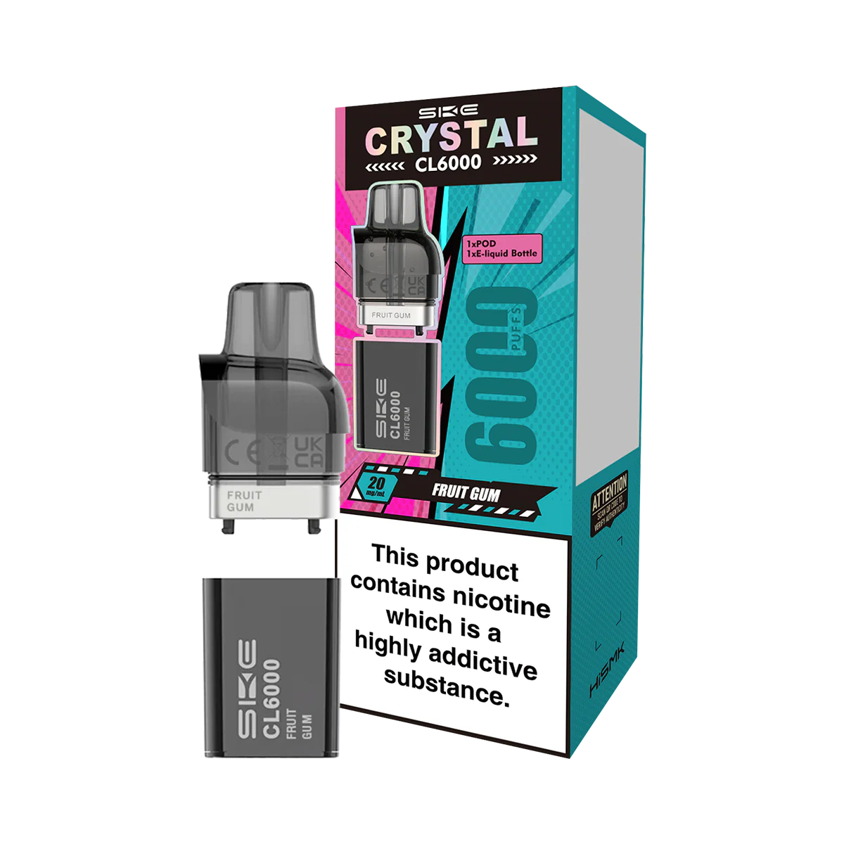 Fruit Gum SKE Crystal CL6000 Pods