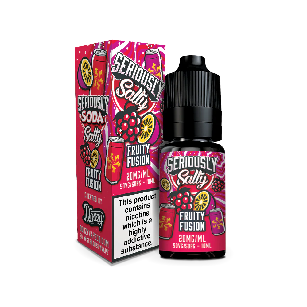 Fruity Fusion Nic Salt by Seriously Soda Salts 10ml