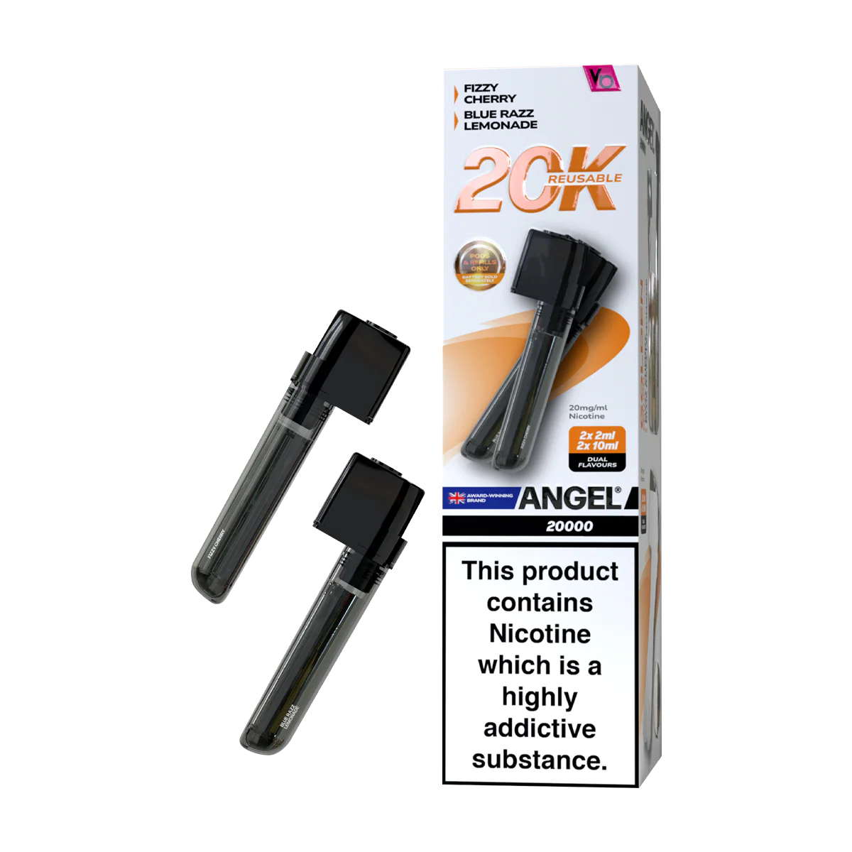 Golden Edition Vapes Bars Angel 20k Refill Pack