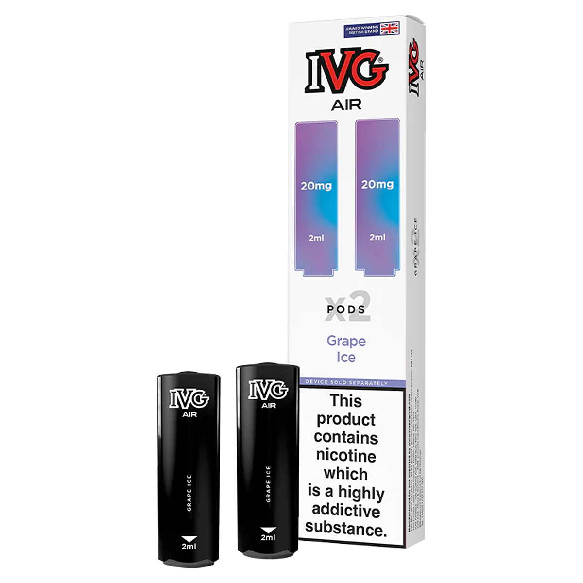 Grape Ice IVG Air Replacement Pods