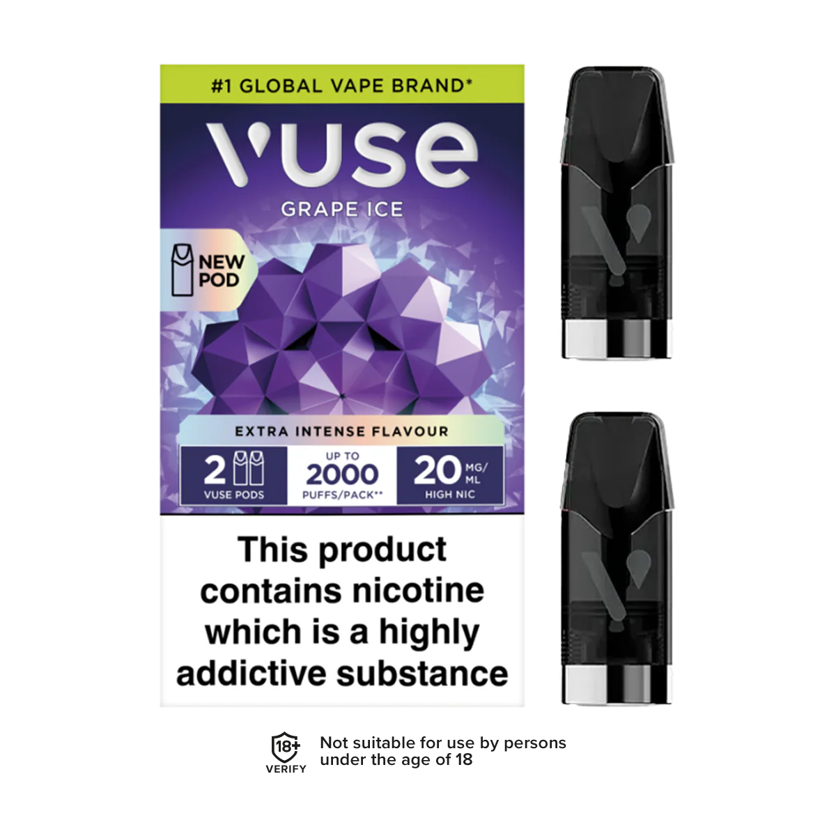 Grape Ice Vuse Pro Pods