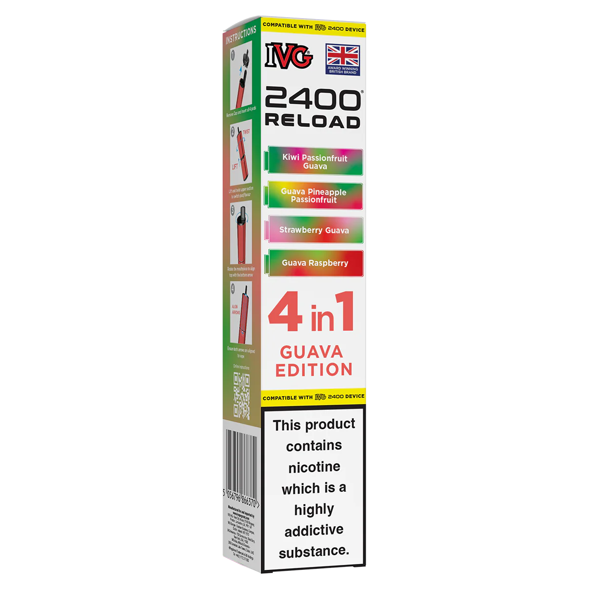 Guava Edition IVG 2400 Refill Pods