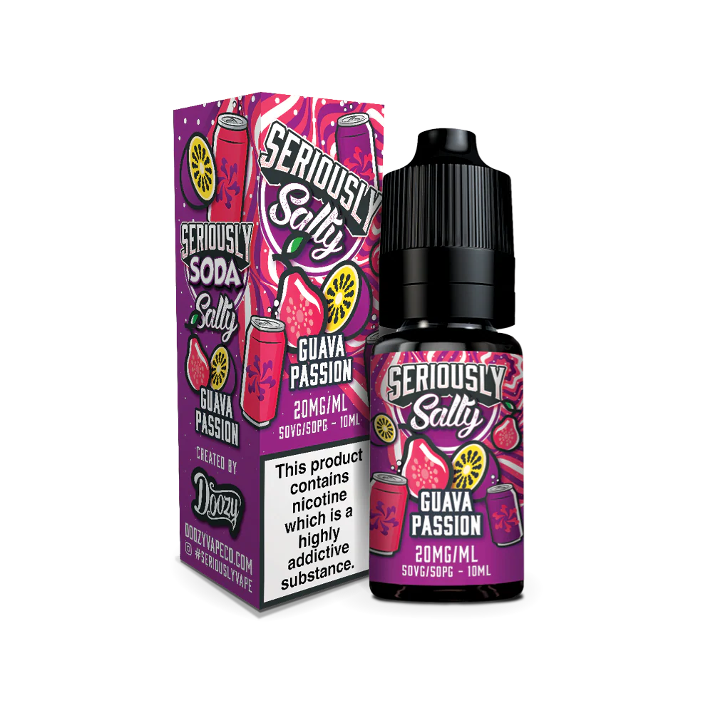 Guava Passion Nic Salt by Seriously Soda Salts 10ml