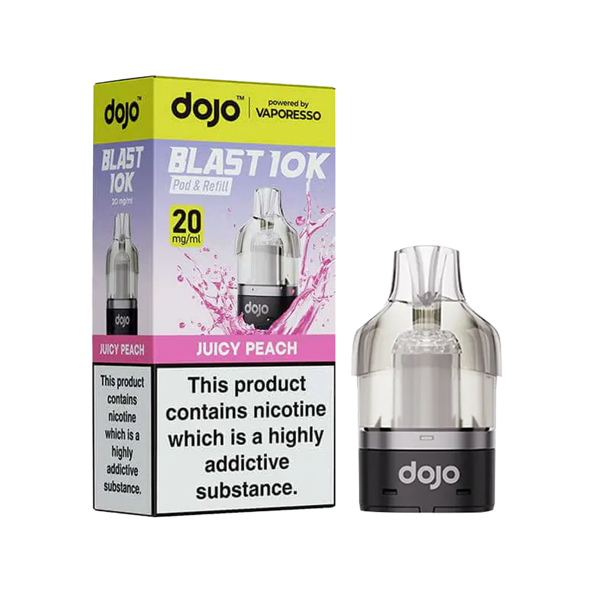 Juicy Peach Dojo Blast 10K Refill Pack