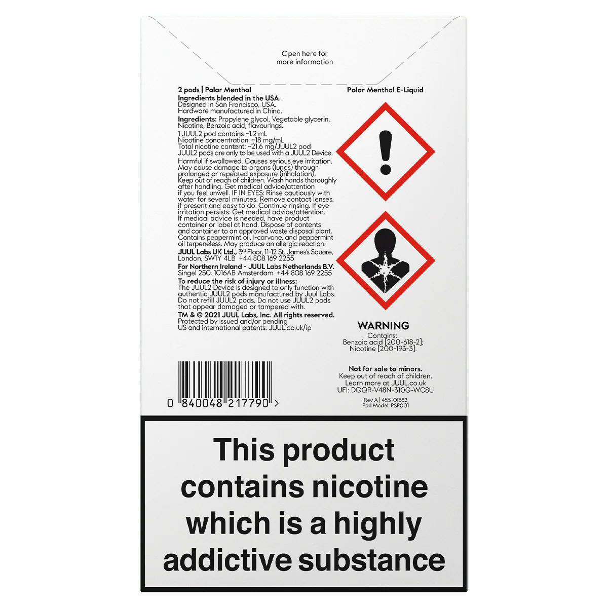 JUUL2 Polar Menthol (Pack of 2) - Image 2