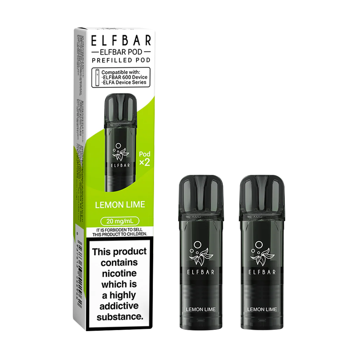 Lemon Lime Elfbar 600 Pods