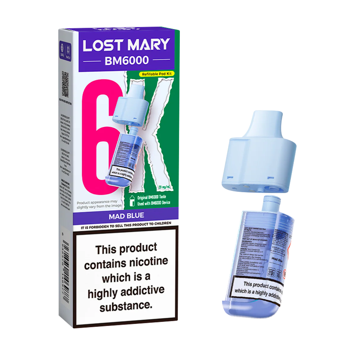Mad Blue Lost Mary BM6000 Refill Pack