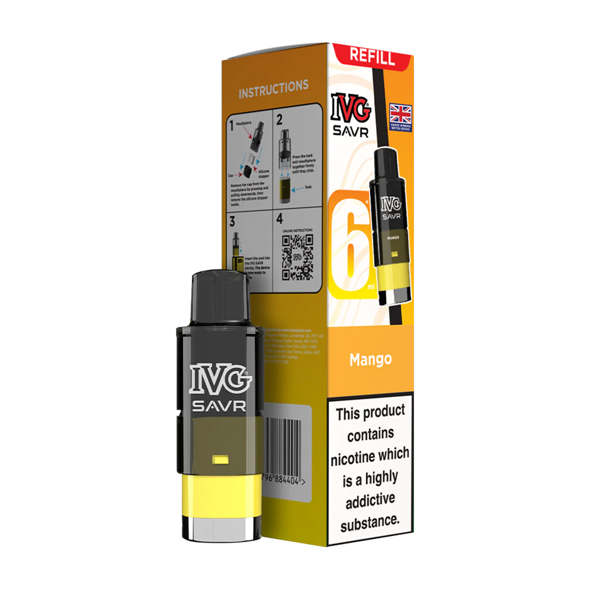 Mango IVG SAVR Refill Pack