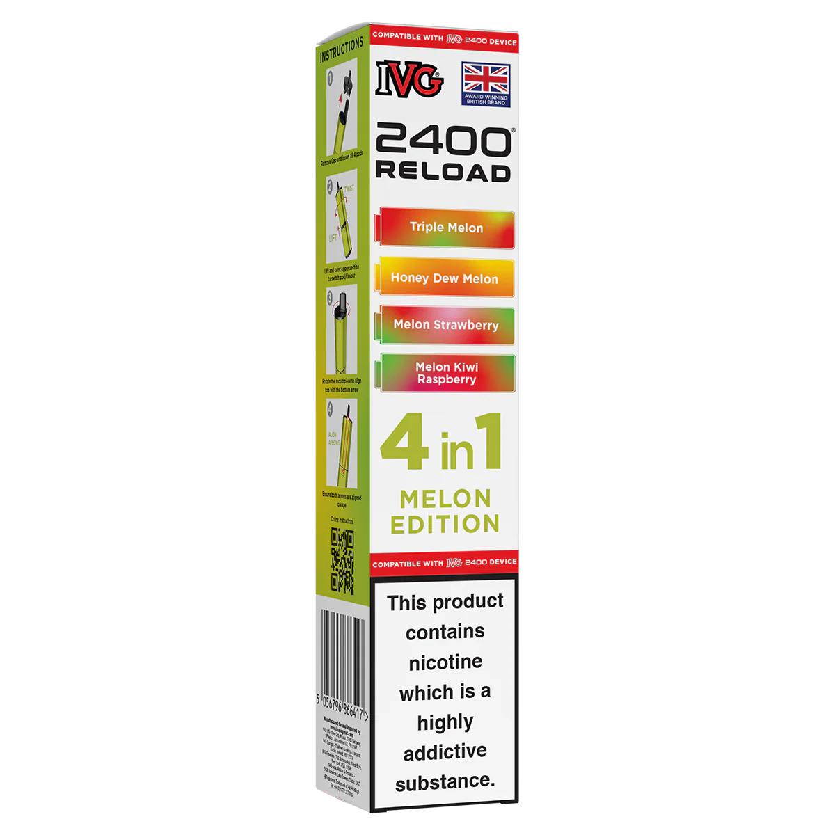 Melon Edition IVG 2400 Refill Pods