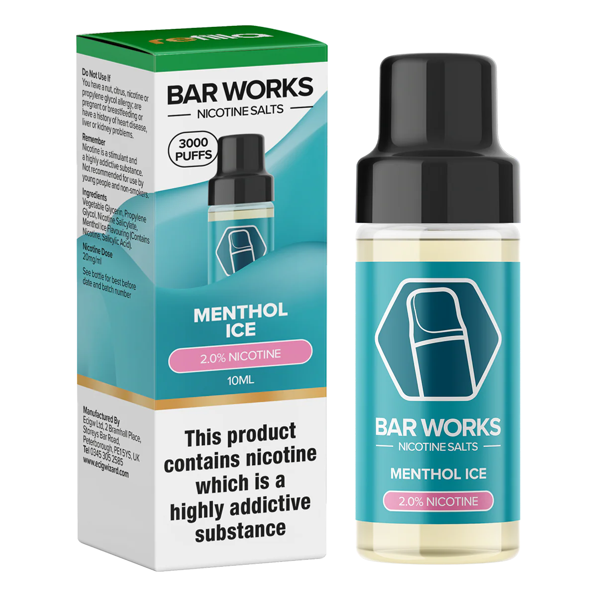 Menthol Ice Nic Salt by Refilla - Image 2