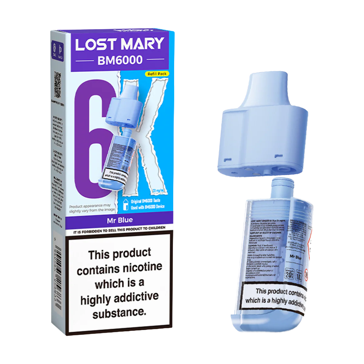 Mr Blue Lost Mary BM6000 Refill Pack