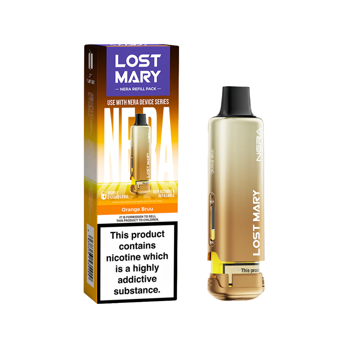 Orange Bruu Lost Mary NERA15K Refill Pack
