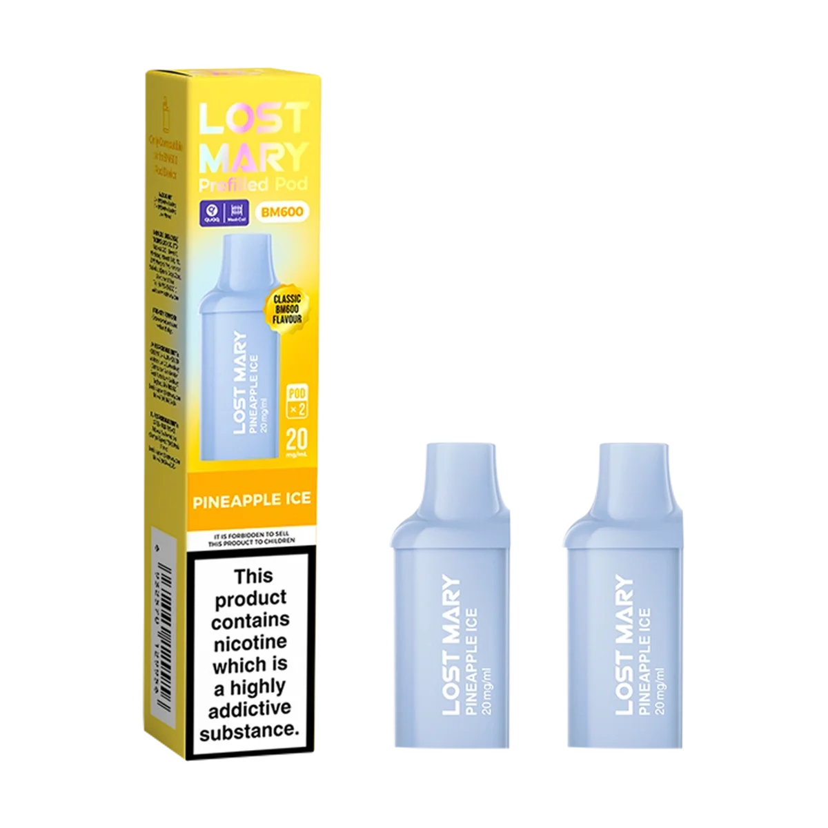 Pineapple Ice Lost Mary BM600 Pods