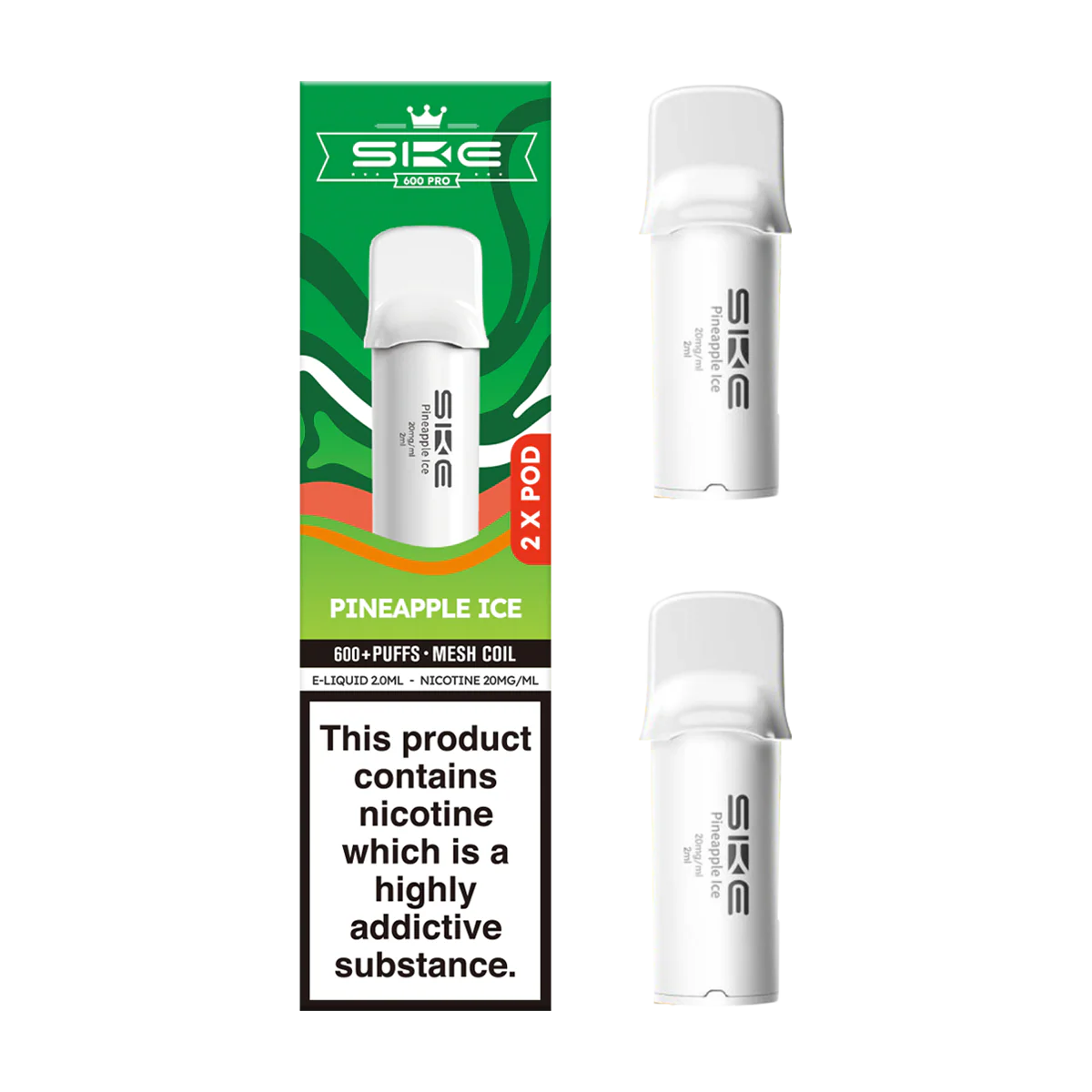 Pineapple Ice SKE 600 Pro Pods