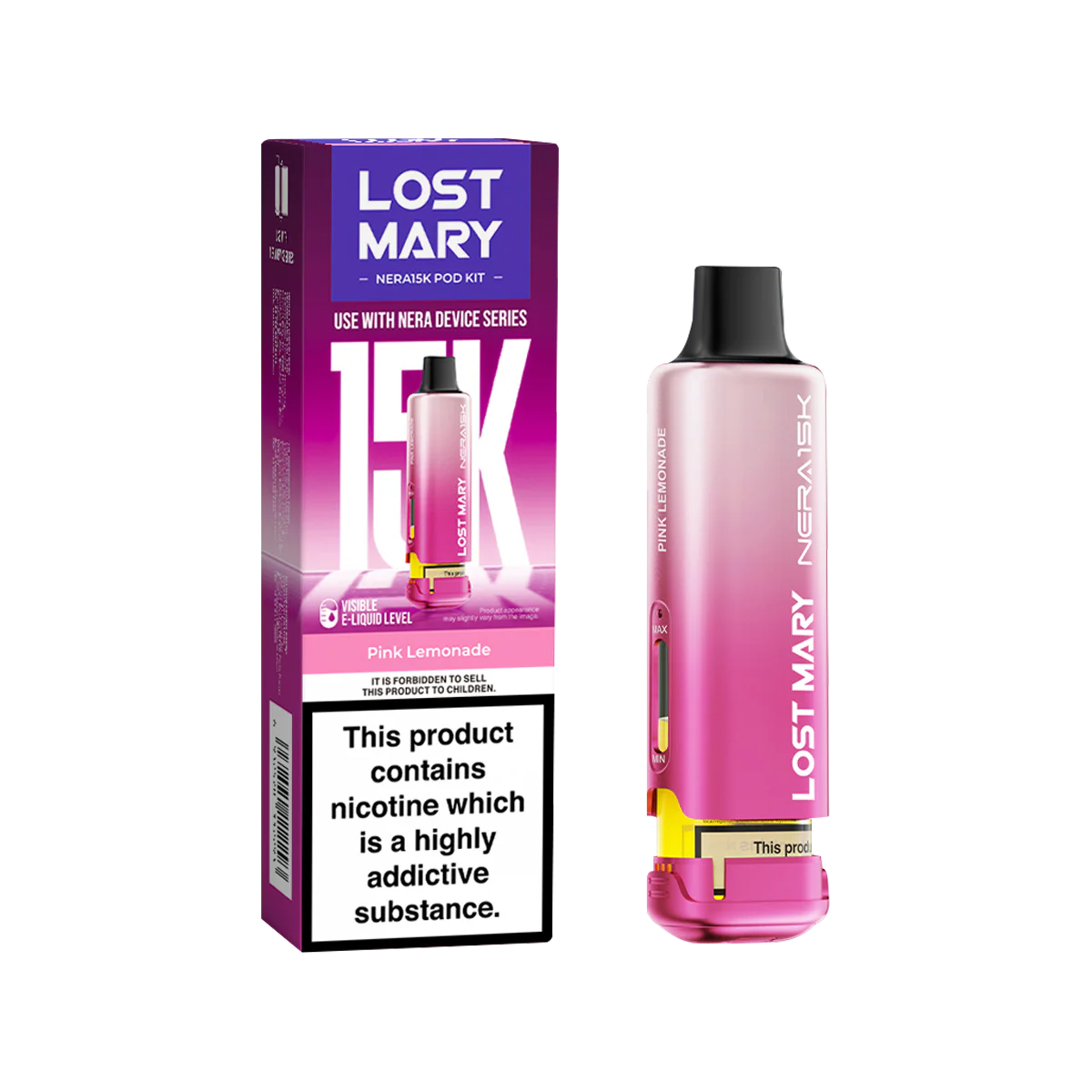 Pink Lemonade Lost Mary NERA15K Refill Pack